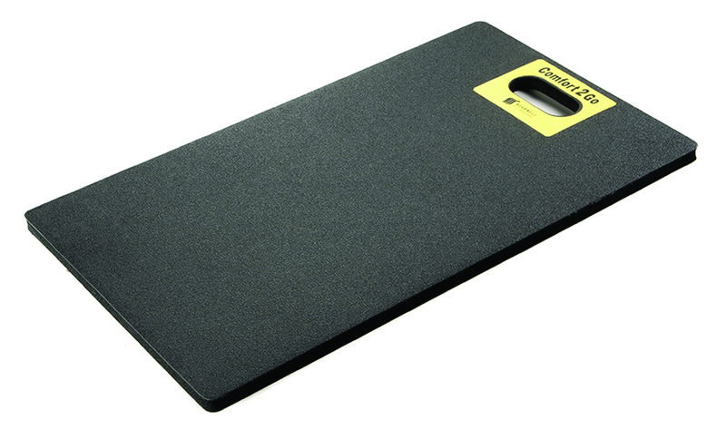 Floor Mat - 17" x 30"; 7/8" Thick; Black Comfort2Go Style - Apex Tool & Supply