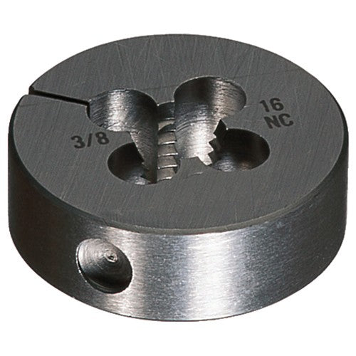 #10–24 1″ OD 0710 HSS Round Adjustable Die - Exact Industrial Supply