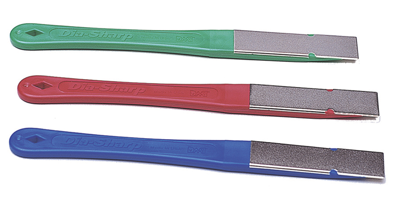 2-1/2 x 3/4" - X-Fine; Fine; Coarse Grits - Rectangular Dia-Sharp Mini Hone Sharpener - Apex Tool & Supply