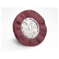 14X2X1-1/4 4A FIN SATIN BUFF WHEEL - Apex Tool & Supply