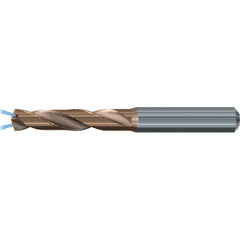 Screw Machine Length Drill Bit: 35/64" Dia, 140 deg Point, Solid Carbide