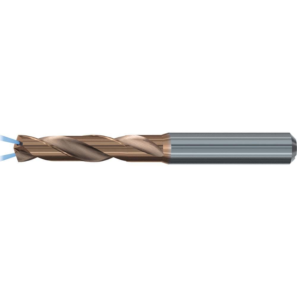 Screw Machine Length Drill Bit: 12.55 mm Dia, 140 deg Point, Solid Carbide