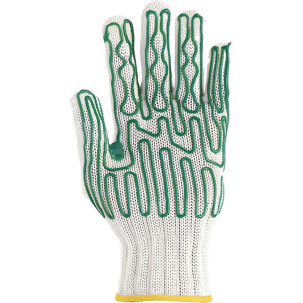 Cut & Abrasion-Resistant Gloves: HD Slipguard Whizard, Size Medium, ANSI Cut A8, ANSI Puncture 0, Polyurethane, Fiber & Stainless Steel