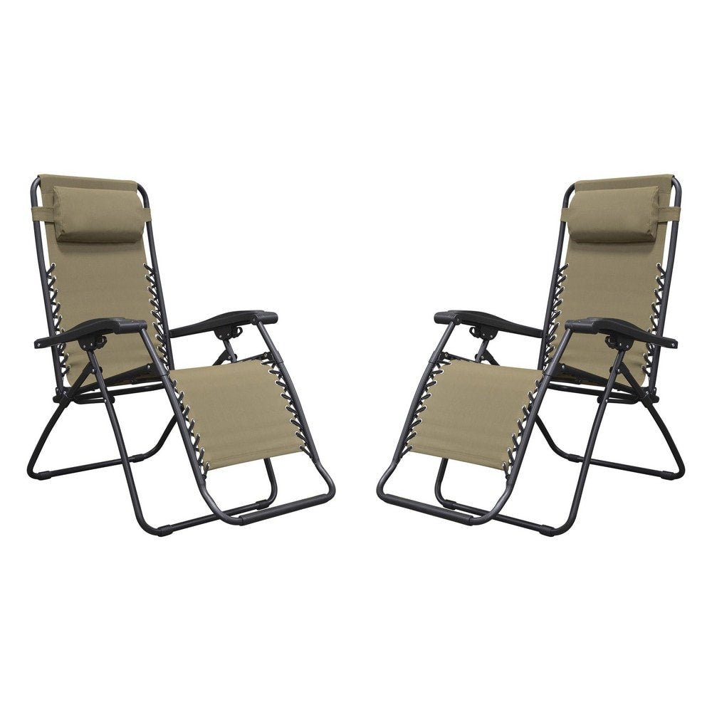 Folding Chairs; Pad Type: Texteline, Arms, Flat; Material: Texteline, Steel; Width (Inch): 27; Depth (Inch): 35.8258 in; Seat Color: Beige; Overall Height: 44.0945 in