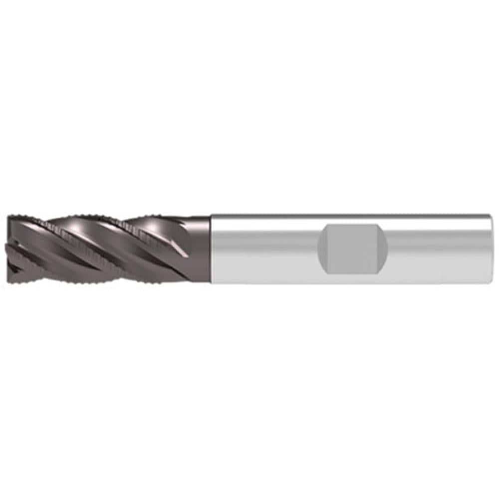 Corner Chamfer End Mill: 4.00 mm Dia, 11.00 mm LOC, 4 Flute, 0.10 mm C