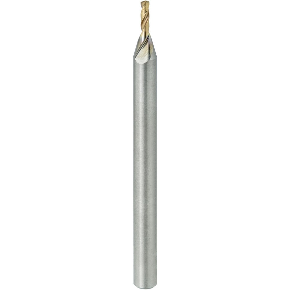 Micro Drill Bit: 1.10 mm Dia, (0.0433"), 141 deg, Solid Carbide