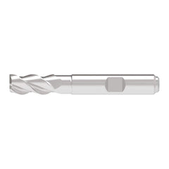 Corner Radius End Mill: 20.00 mm Dia, 42.00 mm LOC, 1.50 mm Radius, 3 Flute, Solid Carbide