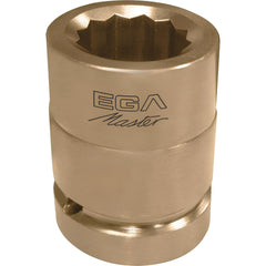 Impact Socket: 1-1/2" Drive, 90 mm Socket