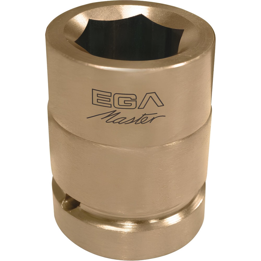 Impact Socket: 1/2" Drive, 9/16" Socket, Hex Drive