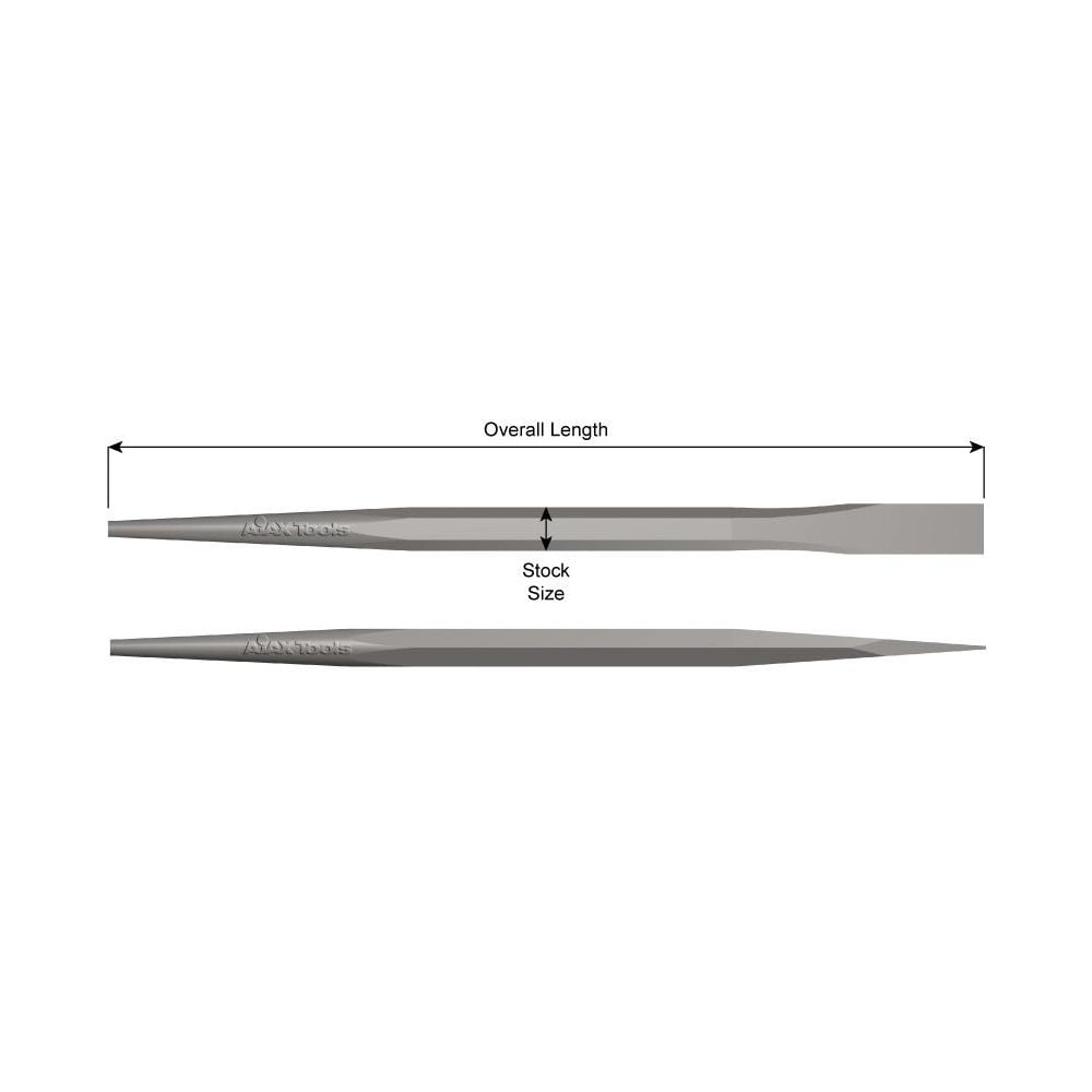 Pry Bars; Tool Type: Connecting Straight Fit Up Bar; End Angle: Straight; Bar Shape: Hex; Features: Other End with Chisel Point; One End Tapered; No Offset; Standards: Meet or Exceed O.E.M. Specifications; Overall Length (Inch): 24 in; Federal Spec: Meet