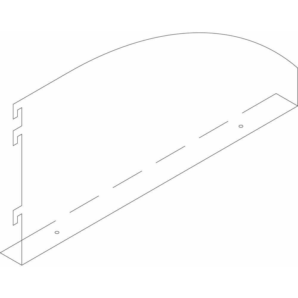 Cabinet Components & Accessories; Accessory Type: Shelf Bracket; For Use With: Shelving Stancions; Overall Depth: 8 in; Overall Height: 6 in; Material: Steel; Color: Pearl