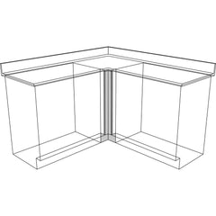 Cabinet Components & Accessories; Accessory Type: Corner Filler; For Use With: Standing Height Cabinets; Overall Depth: 15 in; Overall Height: 35.1 in; Material: Steel; Color: Pearl; Overall Width: 12