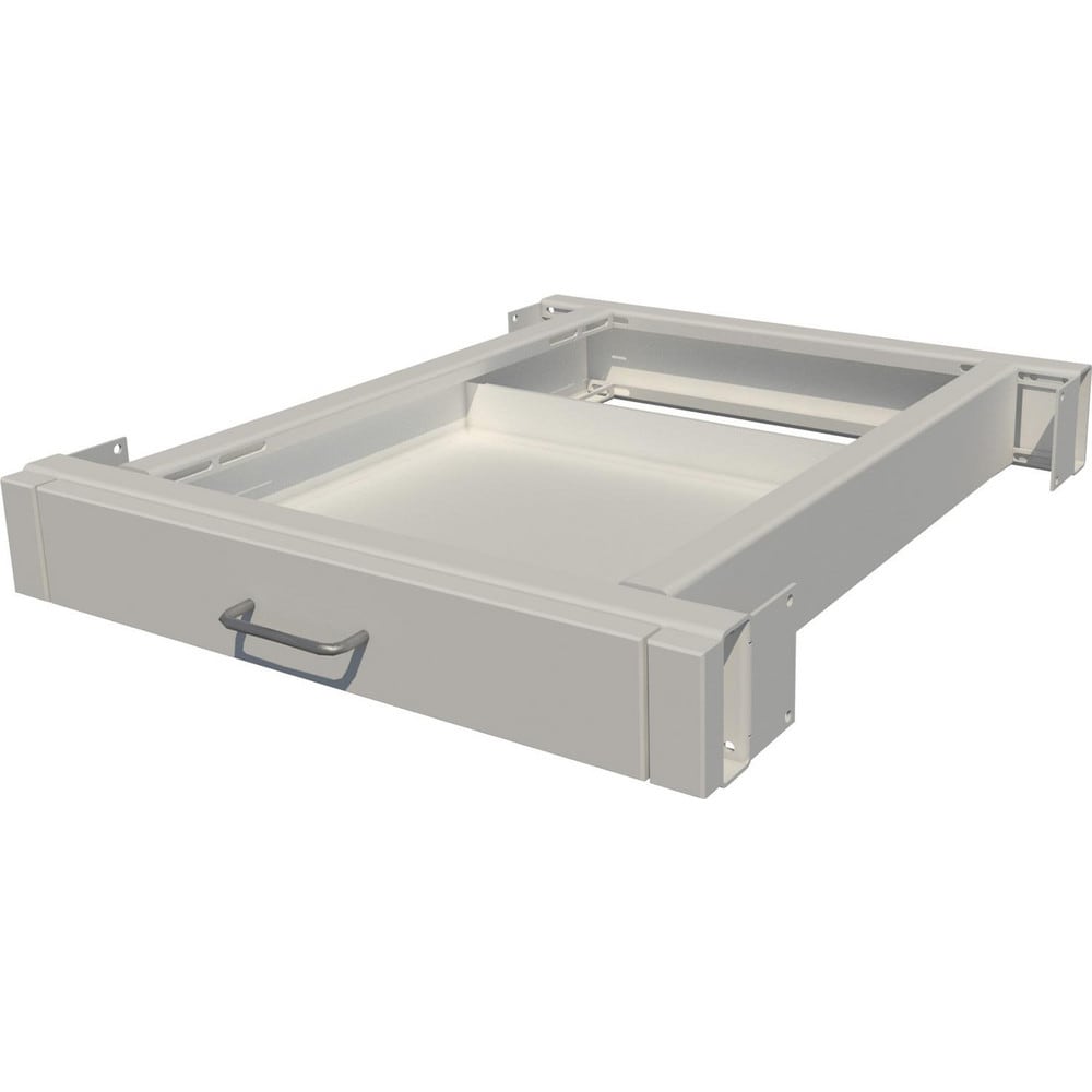 Cabinet Components & Accessories; Accessory Type: Apron Drawer; For Use With: Kneespace Panels; Overall Depth: 22 in; Overall Height: 4 in; Material: Steel; Color: Pearl; Overall Width: 30