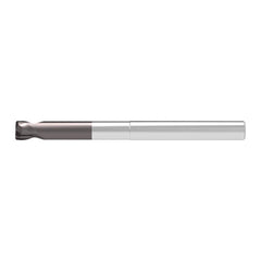 Corner Radius End Mill: 8.00 mm Dia, 4.00 mm LOC, 1.00 mm Radius, 2 Flute, Solid Carbide
