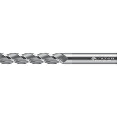 Roughing End Mill: 1" Dia, 3 Flute, Single End, Solid Carbide