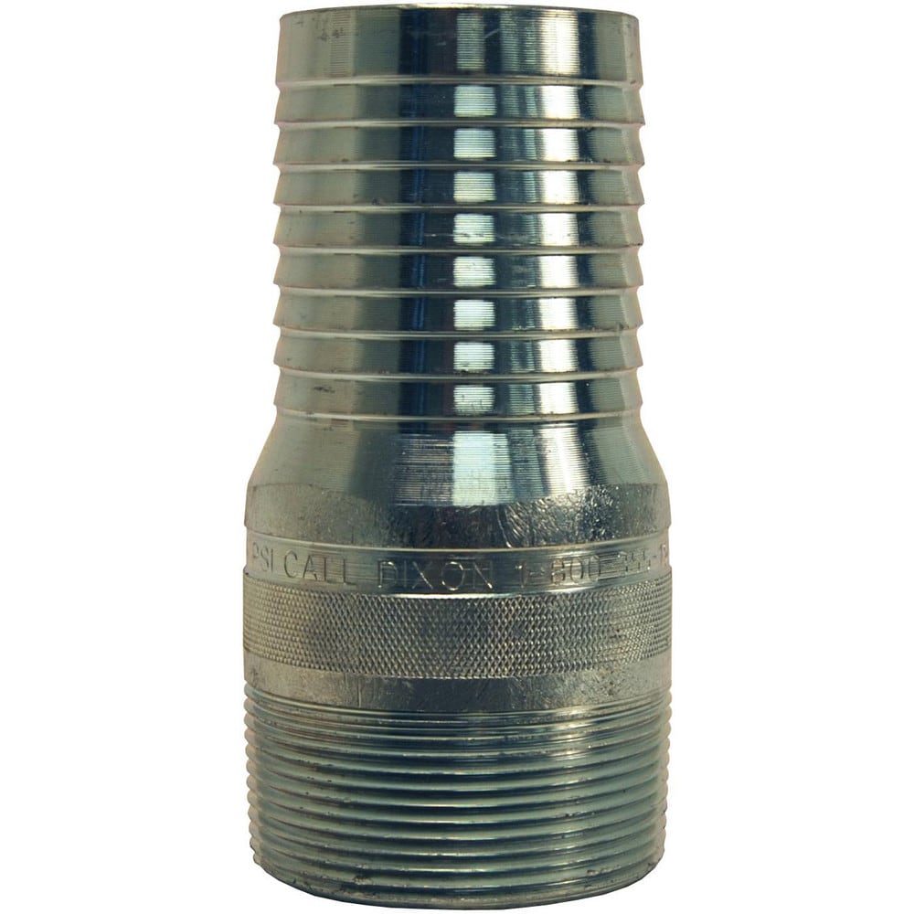 Combination Nipples For Hoses; Type: King Nipple; Material: Plated Steel; Thread Standard: Male NPT; Thread Size: 1/2 in; Overall Length: 3.13 in; Epa Watersense Certified: No