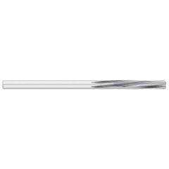 Chucking Reamer: 25/64" Dia, 7" OAL, 1-3/4" Flute Length, Straight-Cylindrical Shank, HSS