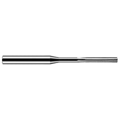 Chucking Reamer: 0.0815" Dia, 2" OAL, 9/16" Flute Length, Straight-Cylindrical Shank, Solid Carbide