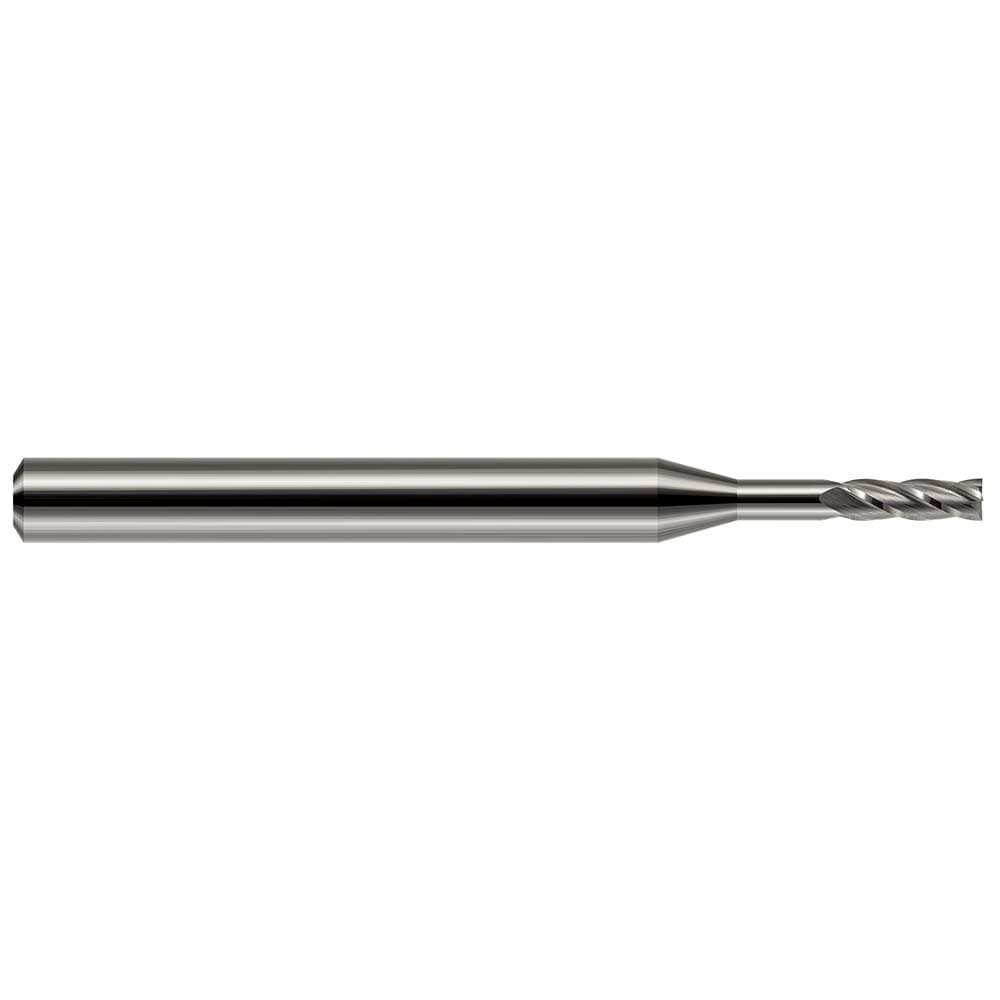 Square End Mill: 0.1406" Dia, 0.4250" LOC, 4 Flute, Solid Carbide