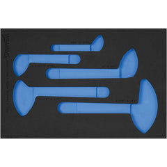 Tool Box Case & Cabinet Inserts; Type: Foam Insert; For Use With: Foam Only tools not included, fits JHW471, JHW472, JHW474, JHW474A, JHW474B sold separately; Material Family: Foam; Width (Inch): 11-5/8; Depth (Inch): 17-3/8; Height (Inch): 1-3/8; Color: