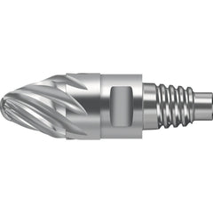 Barrel Cutter End Mills; End Type: Circle Segment Oval Form; Material: Solid Carbide; Taper Angle Per Side: 20.00; Small End Diameter (mm): 8.00; Shank Diameter (mm): 15.5000; Length of Cut (mm): 15.1700; Helix Angle: 30.00