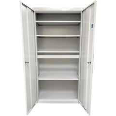 Steel Steel Storage Cabinet Cabinet: 36" Wide, 24" Deep, 78" High