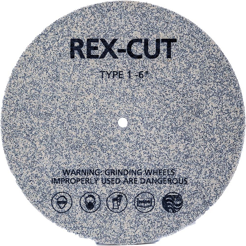 Deburring Wheel: 6" Dia, 1" Face Width, 1" Hole, Aluminum Oxide