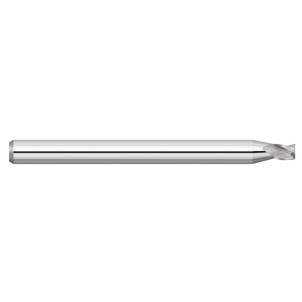 Square End Mill: 0.0650" Dia, 0.0980" LOC, 3 Flute, Solid Carbide