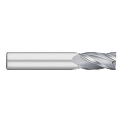 Square End Mill: 5/32" Dia, 9/16" LOC, 4 Flute, Solid Carbide