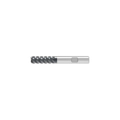 Barrel Cutter End Mills; End Type: Toroidal; Material: Solid Carbide; Small End Diameter (mm): 16.00; Shank Diameter (mm): 16.0000; Length of Cut (mm): 32.0000; Helix Angle: 45.00
