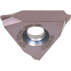 On-Edge Threading Inserts; Insert Style: TNMC; Insert Size Code: 43; Insert Material: Carbide; Manufacturer Grade: AH725; Thread Type: External; Thread Standard: Stub Acme; External Threads Per Inch: 10