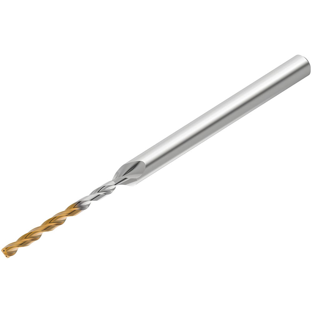 Micro Drill Bit: 1.00 mm Dia, (0.0394"), 139 deg, Solid Carbide