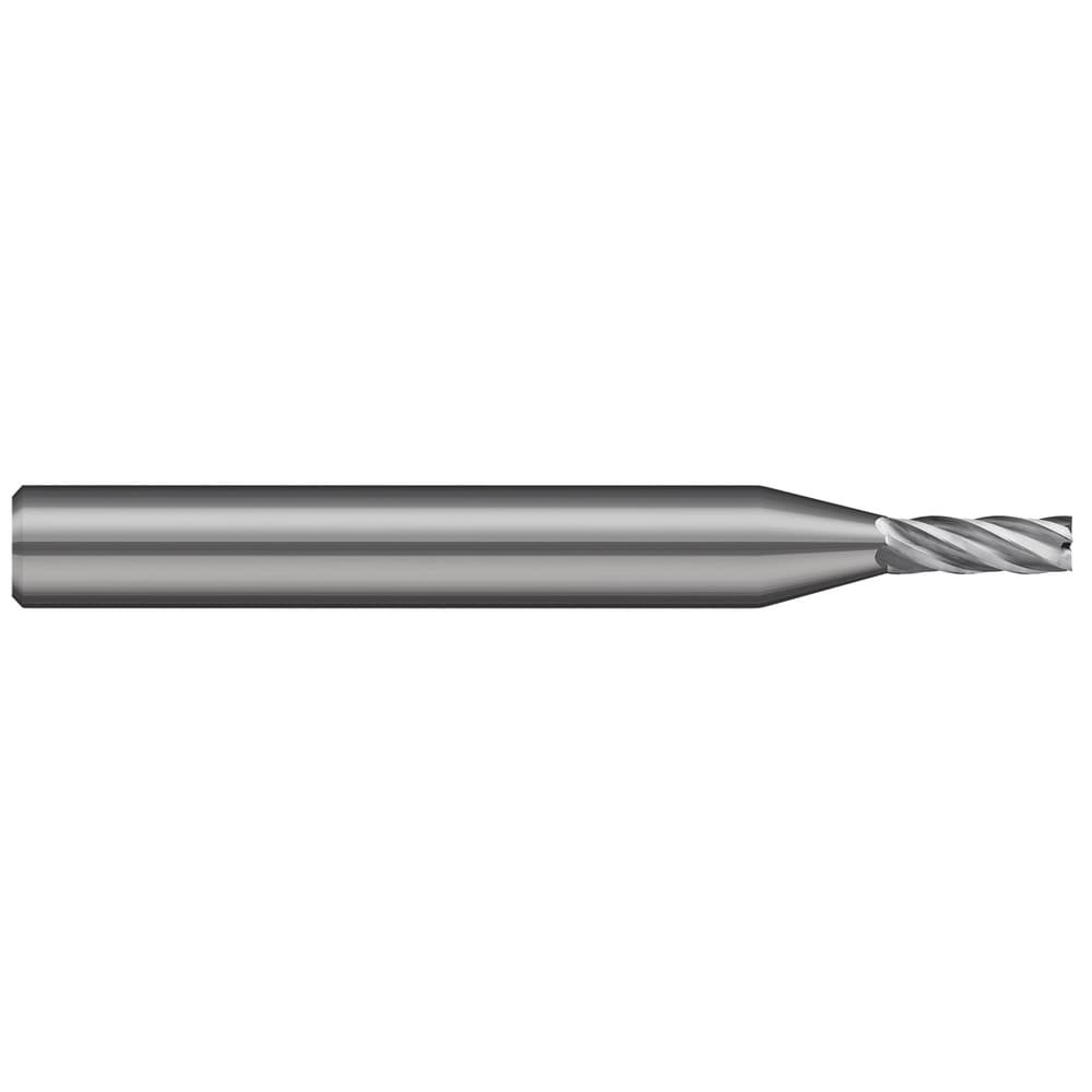 Square End Mill: 1/16" Dia, 5 Flute, Solid Carbide