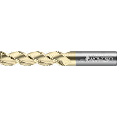 Corner Radius End Mill: 3/4" Dia, 1-5/8" LOC, 0.1200" Radius, 3 Flute, Solid Carbide
