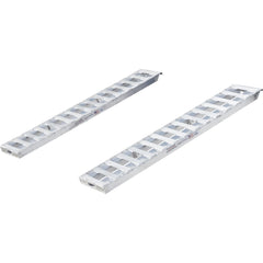 Truck Ramps; For Use With: Trailers; Length (Inch): 73-3/4; Width (Inch): 15; Load Capacity (Lb.): 8000.000; Material: Aluminum; Color: Silver; Finish Coating: None
