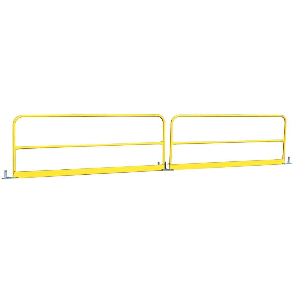Pipe Rail Kits; Kit Type: Straight; Material: Steel; Pipe Size: 1.66; Color: Yellow; Overall Length: 60.00 in; Rail Height: 42.000 in; Finish: Painted