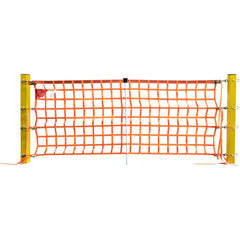 Multi-Purpose Fence & Net; Type: Loading Dock Safety Netting; Mesh Size: 6 in; Color: Safety Orange; Material: Polyester