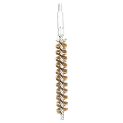 4" Brush Length, 5/8" Diam, Double Stem, Single Spiral Tube Brush