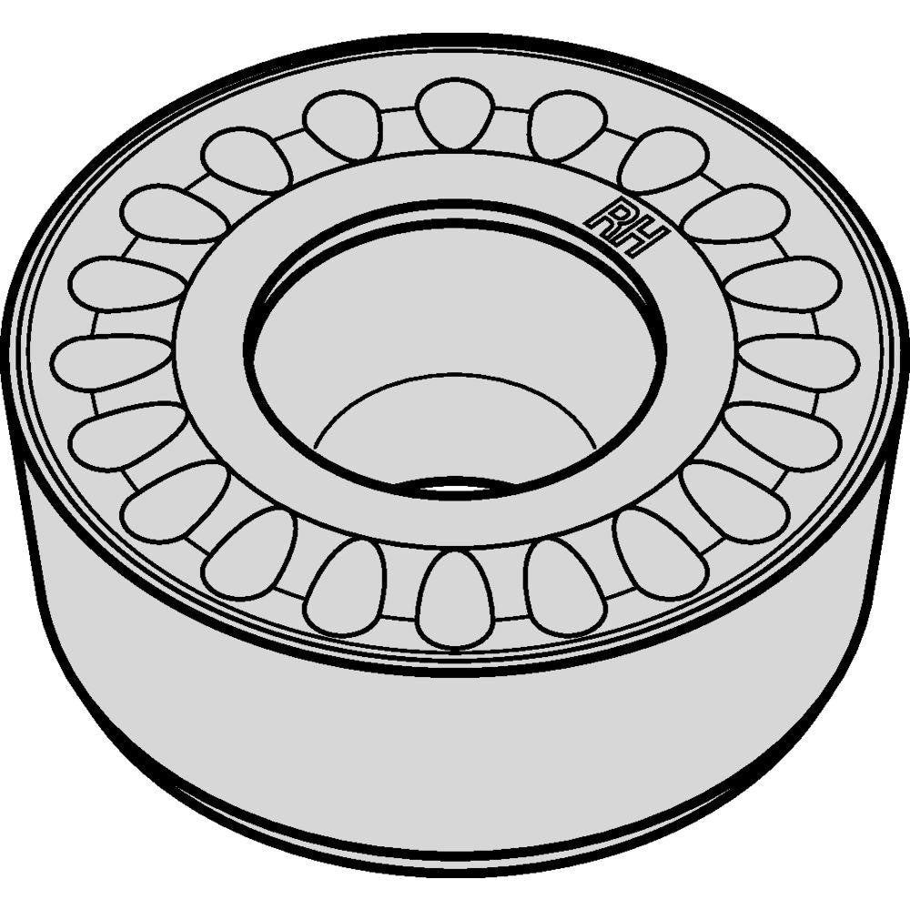 Turning Insert: RCMX3209M0RH KCP25C, Carbide