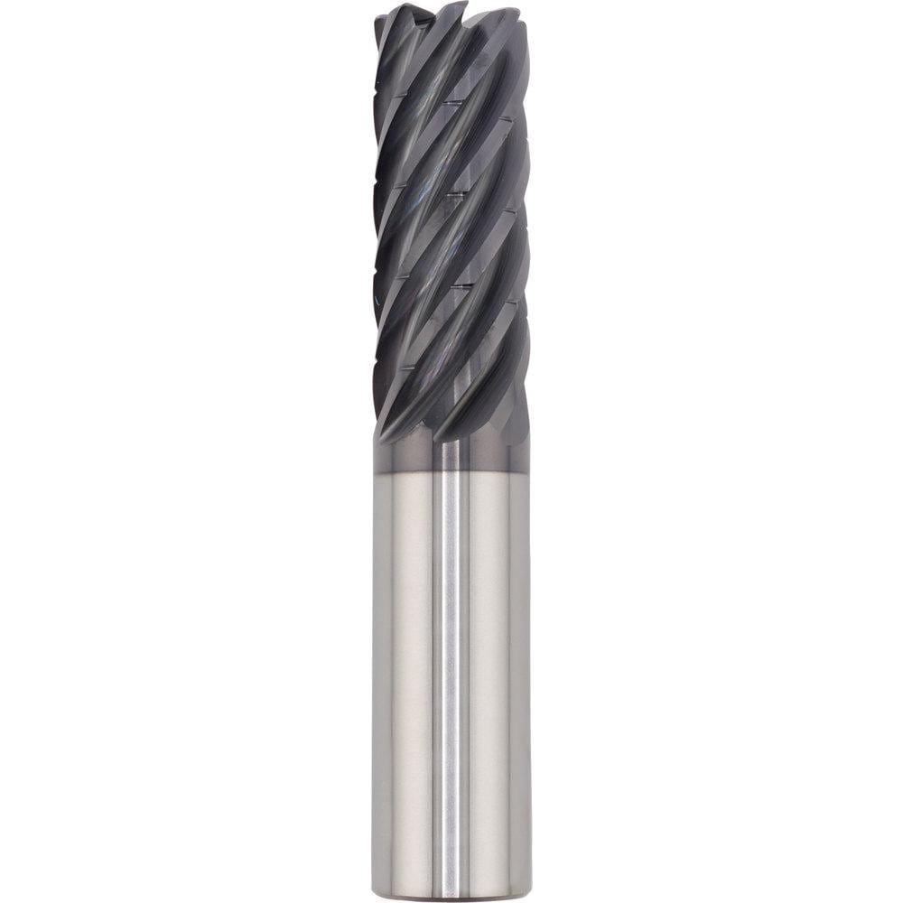 Corner Radius End Mill: 3/4" Dia, 2-1/4" LOC, 0.0300" Radius, 7 Flute, Solid Carbide