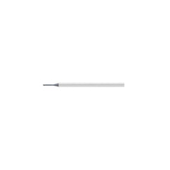 Ball End Mill: 1.20 mm Dia, 0.72 mm LOC, 2 Flute, Solid Carbide
