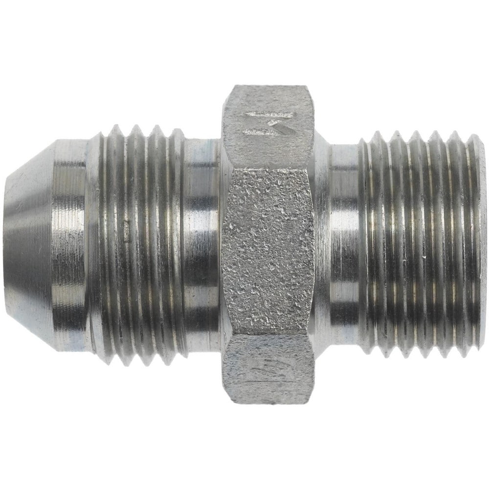 Compression Tube Straight: 9/16-18, M18x1.5, 3/8" Tube OD, Tube OD