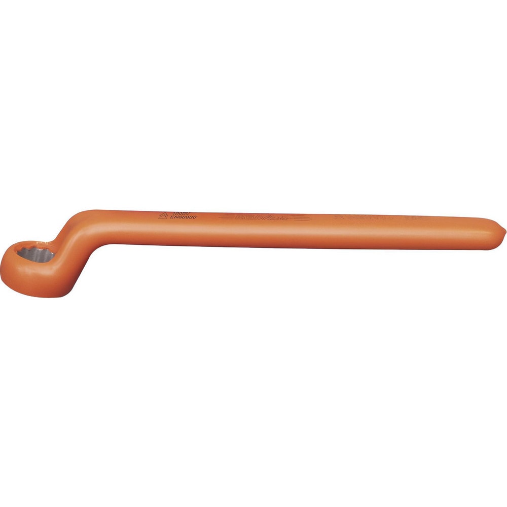 Offset Box End Wrench: 1", 12 Point, Single End