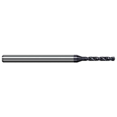Micro Drill Bit: 0.0400" Dia, 140 deg, Solid Carbide