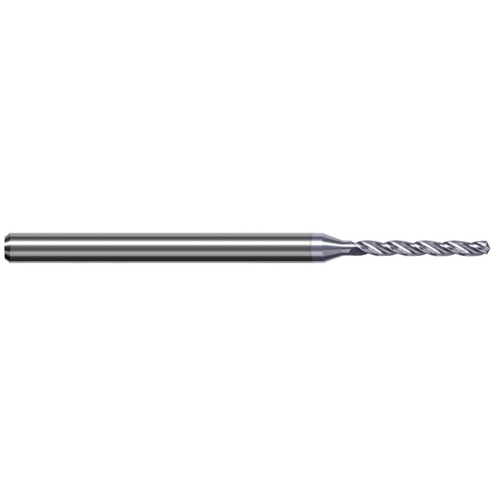 Micro Drill Bit: 0.1200" Dia, 130 deg, Solid Carbide