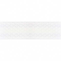 Wet Mop Pad: Hook & Loop, Medium, White Mop, Polyester