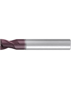 Square End Mill; 18 mm Dia. × 18 mm LOC × 18 mm Shank Dia. × 94 mm OAL ; 2 FL ; Carbide ; AlTiN ; Series 2510A