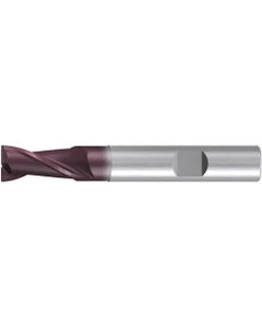 Square End Mill; 12 mm Dia. × 22 mm LOC × 12 mm Shank Dia. × 83 mm OAL ; 2 FL ; Carbide ; AlTiN ; Series 2513A