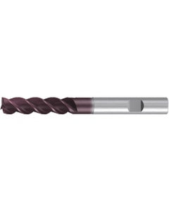 Square End Mill; 6 mm Dia. × 18 mm LOC × 6 mm Shank Dia. × 62 mm OAL ; 3 FL ; Carbide ; AlTiN ; Series 2521A