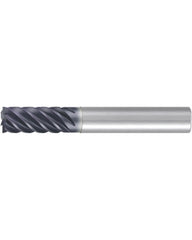 ‎Square End Mill; 5/16″ Dia. × 13/16″ LOC × 5/16″ Shank Dia. × 2-1/2″ OAL ; 6 FL ; Carbide ; AlCr ; 0.005″ R